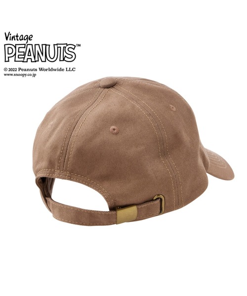 ROXY（ロキシー）の「PEANUTS 6PANEL/ロキシーピーナッツコラボ帽子(キャップ）（キャップ・レディース・ベージュ/ブラウン/インディゴブルー・FREE）」の9枚目の写真