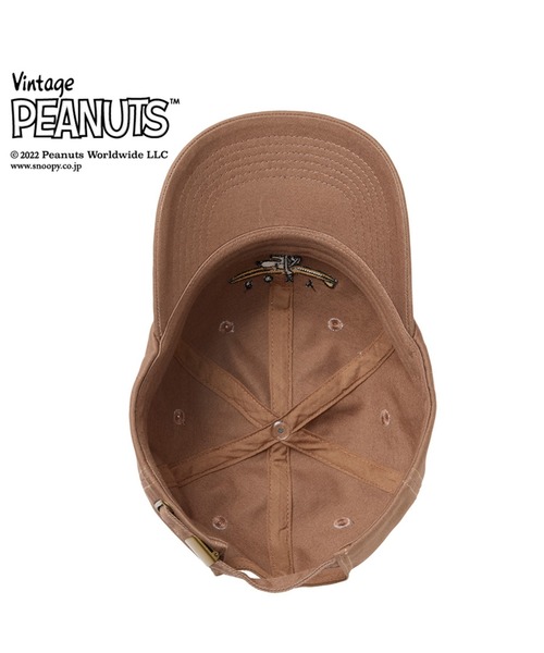 ROXY（ロキシー）の「PEANUTS 6PANEL/ロキシーピーナッツコラボ帽子(キャップ）（キャップ・レディース・ベージュ/ブラウン/インディゴブルー・FREE）」の7枚目の写真
