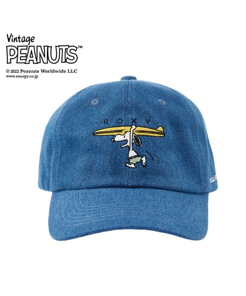 ROXY（ロキシー）の「PEANUTS 6PANEL/ロキシーピーナッツコラボ帽子(キャップ）（キャップ・レディース・ベージュ/ブラウン/インディゴブルー・FREE）」の8枚目の写真
