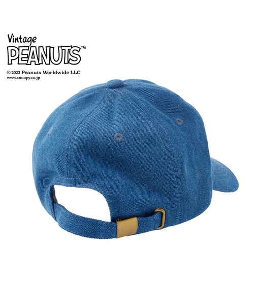 ROXY（ロキシー）の「PEANUTS 6PANEL/ロキシーピーナッツコラボ帽子(キャップ）（キャップ・レディース・ベージュ/ブラウン/インディゴブルー・FREE）」の4枚目の写真