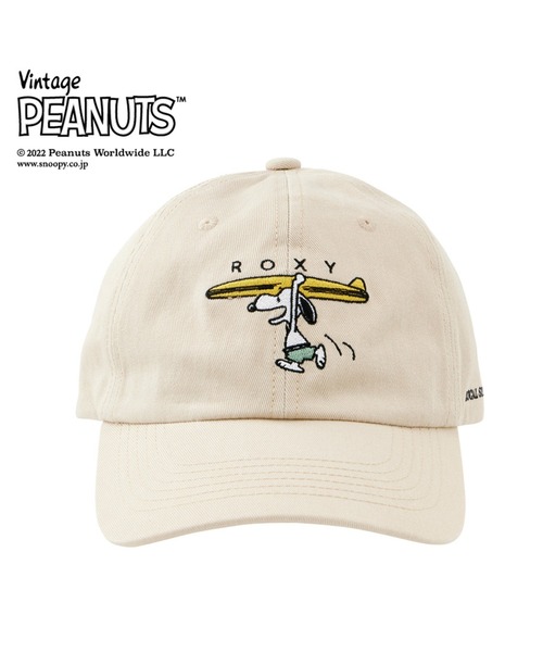 ROXY（ロキシー）の「PEANUTS 6PANEL/ロキシーピーナッツコラボ帽子(キャップ）（キャップ・レディース・ベージュ/ブラウン/インディゴブルー・FREE）」の12枚目の写真