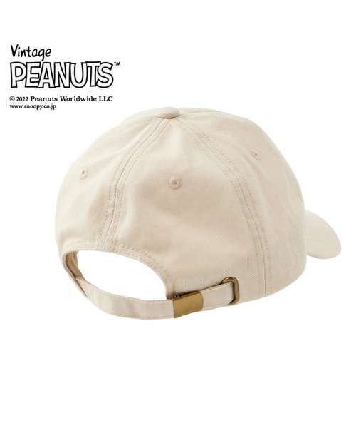 ROXY（ロキシー）の「PEANUTS 6PANEL/ロキシーピーナッツコラボ帽子(キャップ）（キャップ・レディース・ベージュ/ブラウン/インディゴブルー・FREE）」の5枚目の写真