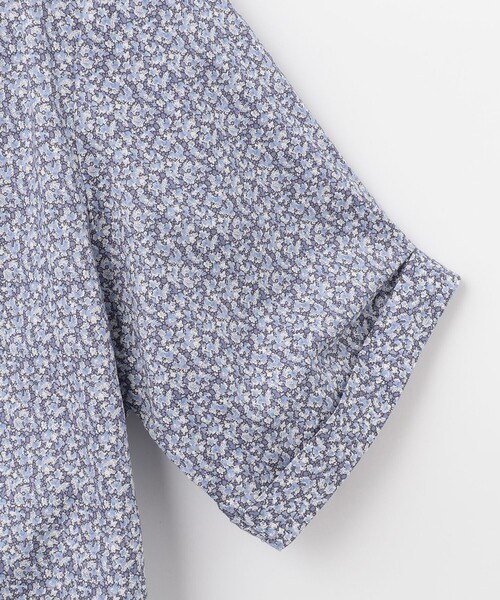 J.PRESS Ladies(J.プレス レディス)の「【洗える】LIBERTY Pepper&Coward ノーカラー ブラウス(シャツ/ブラウス・レディース・ベージュ系5/ネイビー系5・XS)」の10枚目の写真