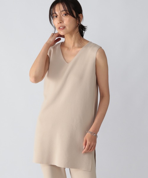 BARNYARDSTORM(バンヤードストーム)の「BARNYARDSTORM / ノースリチュニックニット(ニット/セーター・レディース・ブラック/ピンク/サンドグレー・FREE)」の13枚目の写真