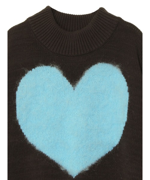 PAMEO POSE（パメオポーズ）の「Burning Heart Sweater（ニット/セーター・レディース・ブラック/ピンク/ブルー・FREE）」の21枚目の写真