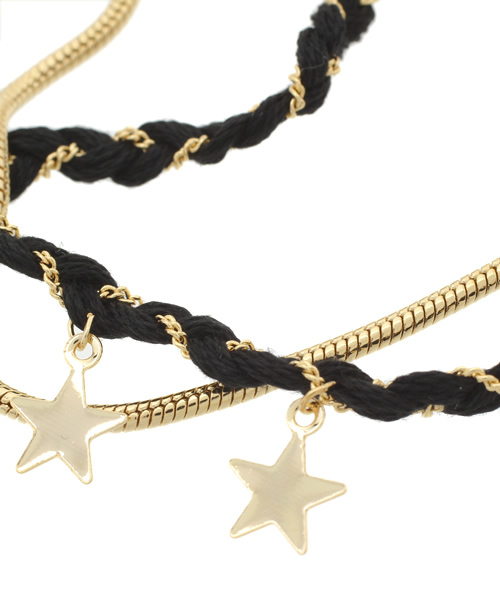 ROSE BUD（ローズバッド）の「(AIM) ABB0216 STAR BRACELET[結婚式＆パーティー]（ブレスレット・レディース・ブラック/ベージュ系その他/ミント/ピンク・ONE SIZE）」の7枚目の写真
