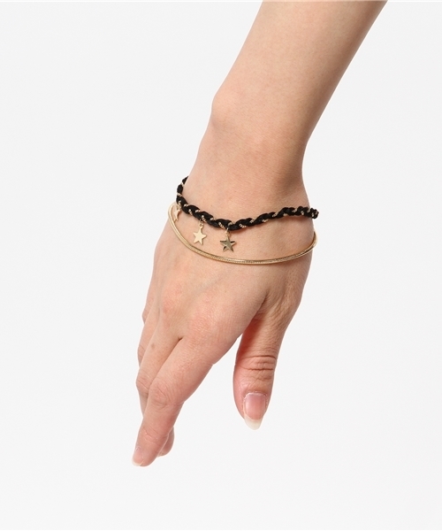 ROSE BUD（ローズバッド）の「(AIM) ABB0216 STAR BRACELET[結婚式＆パーティー]（ブレスレット・レディース・ブラック/ベージュ系その他/ミント/ピンク・ONE SIZE）」の5枚目の写真