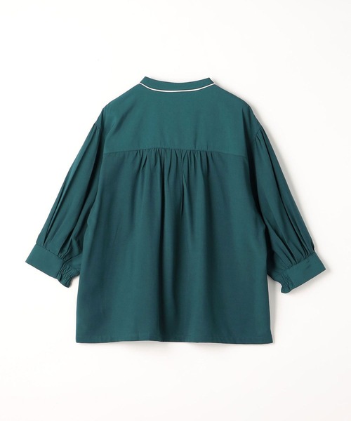 179/WG（イチナナキュウダブルジー）の「チューリップ刺繍パイピングブラウス（シャツ/ブラウス・レディース・オフホワイト/ピンク/ブルー・MEDIUM）」の4枚目の写真