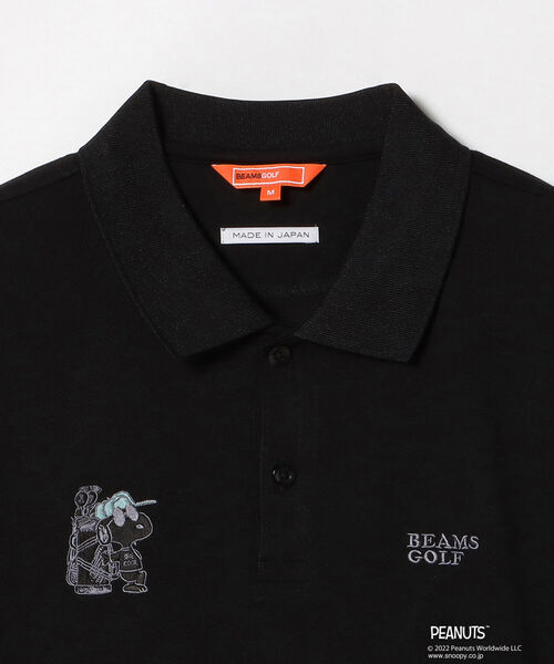 MEN＞PEANUTS × BEAMS GOLF / 別注 スヌーピー ポロシャツ 【公式通販】