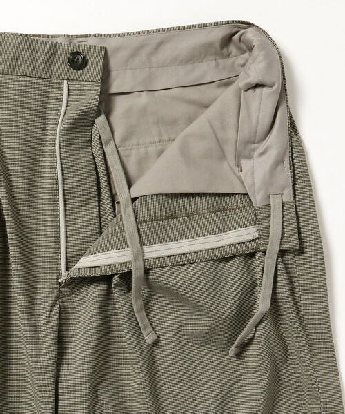 BEAMS（ビームス）の「BEAMS / 2プリーツ チェック ショーツ（その他パンツ・メンズ・ネイビー/グレー・S/M/L/XL）」の12枚目の写真