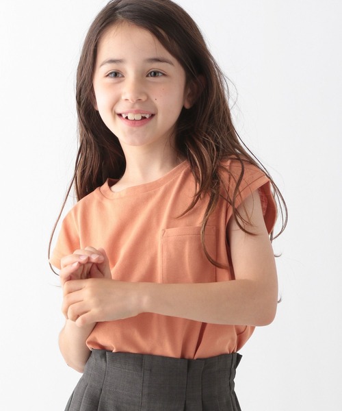 GLOBAL WORK（グローバルワーク）の「キッズ/シャーベッTEE/ノースリーブ/269008（Tシャツ/カットソー・キッズ・ブラック/オレンジ/グリーン/ホワイト系その他2・110cm/100cm/120cm/130cm/140cm/150cm/160cm）」の8枚目の写真