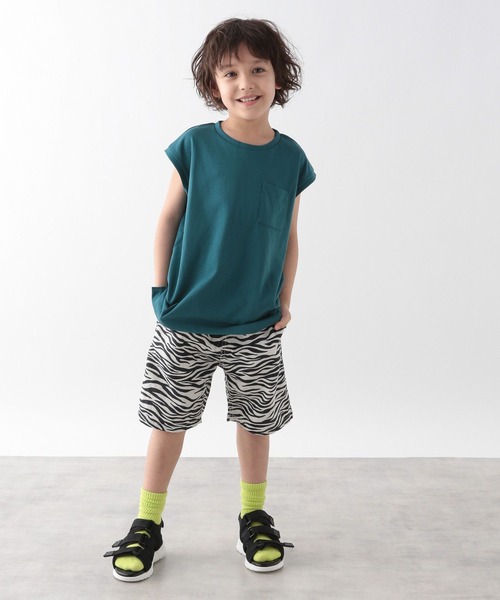 GLOBAL WORK（グローバルワーク）の「キッズ/シャーベッTEE/ノースリーブ/269008（Tシャツ/カットソー・キッズ・ブラック/オレンジ/グリーン/ホワイト系その他2・110cm/100cm/120cm/130cm/140cm/150cm/160cm）」の14枚目の写真