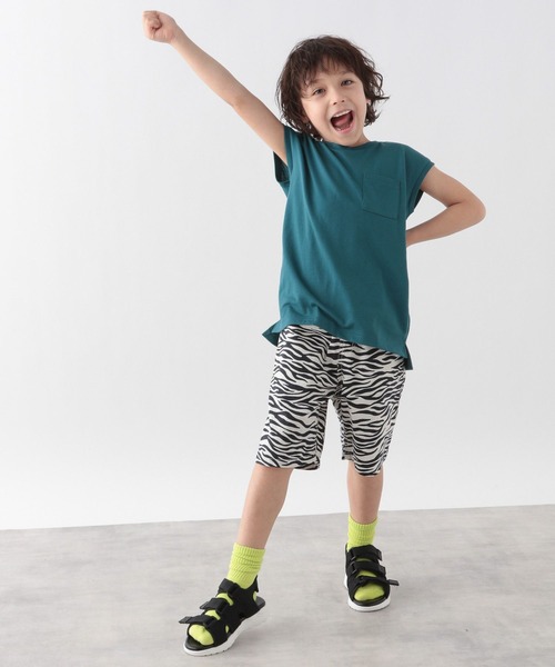 GLOBAL WORK（グローバルワーク）の「キッズ/シャーベッTEE/ノースリーブ/269008（Tシャツ/カットソー・キッズ・ブラック/オレンジ/グリーン/ホワイト系その他2・110cm/100cm/120cm/130cm/140cm/150cm/160cm）」の16枚目の写真