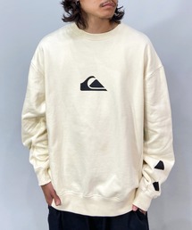 QUIKSILVER/クイックシルバー 五十嵐カノア オーバーサイズ ワンポイントロゴ クルーネックトレーナー/スウェット QPO224151