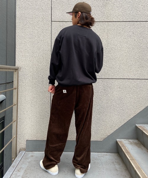 Quiksilver（クイックシルバー）の「QUIKSILVER/クイックシルバー 五十嵐カノア オーバーサイズ ワンポイントロゴ クルーネックトレーナー/スウェット QPO224151（スウェット・メンズ・ホワイト/ブラック・M/L）」の18枚目の写真