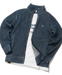 MEN'S BIGI | 【DENHAM/デンハム】デニム調鬼ワッフルスタンドカラージャケット(パーカー)