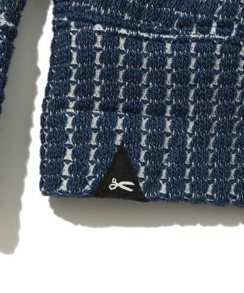 MEN'S BIGI（メンズビギ）の「【DENHAM/デンハム】デニム調鬼ワッフルスタンドカラージャケット（パーカー・メンズ・ブルー系その他・02/03）」の13枚目の写真