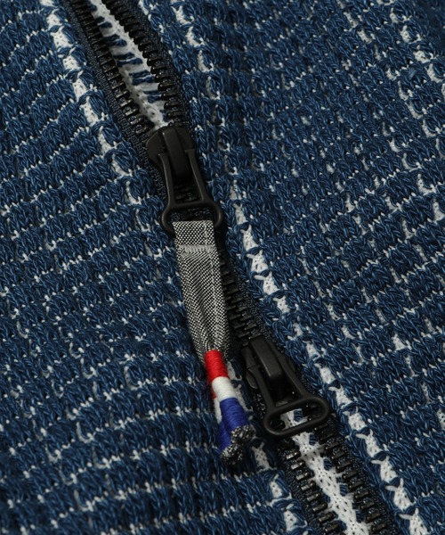 MEN'S BIGI（メンズビギ）の「【DENHAM/デンハム】デニム調鬼ワッフルスタンドカラージャケット（パーカー・メンズ・ブルー系その他・02/03）」の15枚目の写真