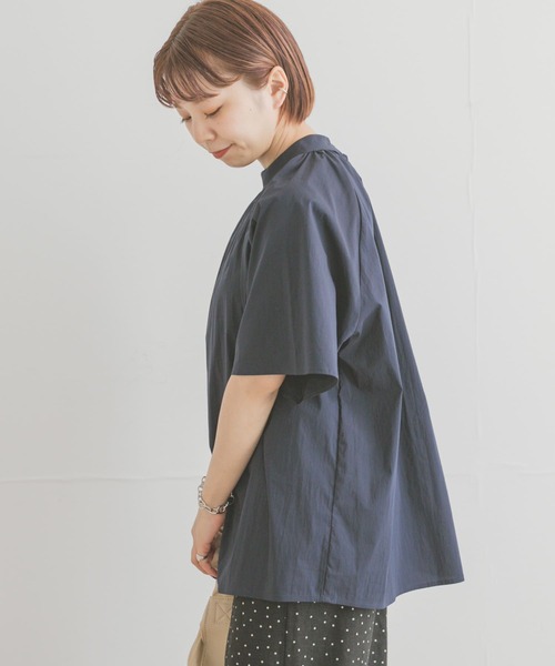 ITEMS URBANRESEARCH（アイテムズ アーバンリサーチ）の「ハイネックブラウス（シャツ/ブラウス・レディース・ホワイト/ネイビー/オレンジ/ラベンダー・FREE）」の22枚目の写真