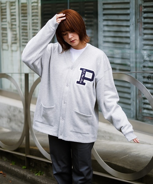 U.S. POLO ASSN.（ユーエスポロアッスン）の「【U.S.POLO ASSN. /ユーエスポロアッスン】ビッグシルエット 裏起毛 サガラ刺繍 レタードカーディガン（カーディガン/ボレロ・メンズ・ダークグリーン/ネイビー/グレー・MEDIUM/LARGE/X-LARGE）」の16枚目の写真