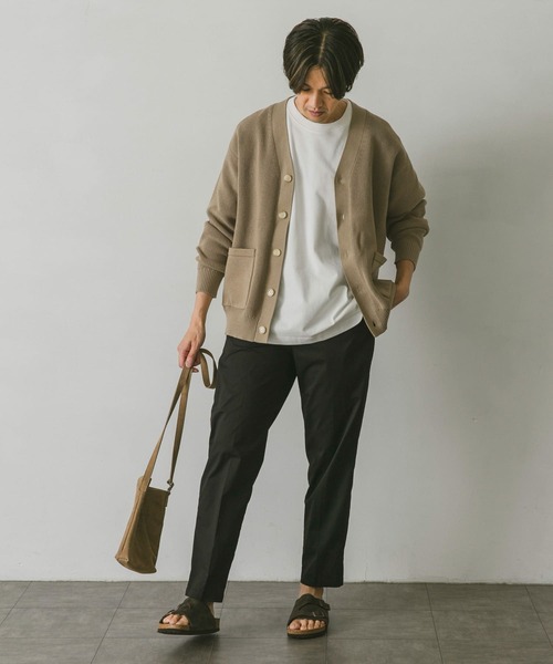 URBAN RESEARCH DOORS(アーバンリサーチドアーズ)の「ハードニットカーディガン(カーディガン/ボレロ・メンズ・チャコールグレー/ブラウン/ベージュ/グリーン・MEDIUM/LARGE)」の10枚目の写真