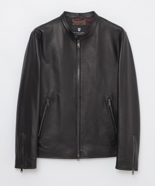 BLACK LABEL CRESTBRIDGE（ブラックレーベル・クレストブリッジ）の「ライトウェイトレザーシングルライダース（ライダースジャケット・メンズ・ブラック・M/L/XL）」の7枚目の写真