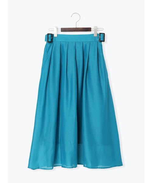 Te chichi TERRASSE（テチチテラス）の「フレアスカート（スカート・レディース・グリーン/ネイビー/ベージュ・ﾌﾘ-）」の11枚目の写真