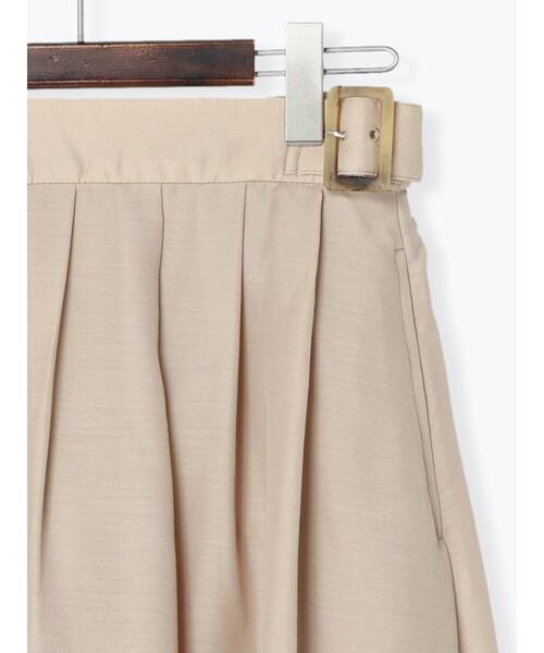 Te chichi TERRASSE（テチチテラス）の「フレアスカート（スカート・レディース・グリーン/ネイビー/ベージュ・ﾌﾘ-）」の7枚目の写真