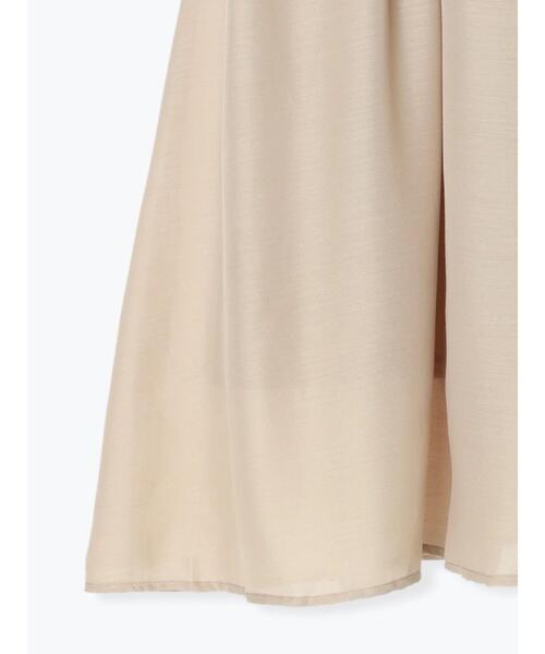 Te chichi TERRASSE（テチチテラス）の「フレアスカート（スカート・レディース・グリーン/ネイビー/ベージュ・ﾌﾘ-）」の6枚目の写真