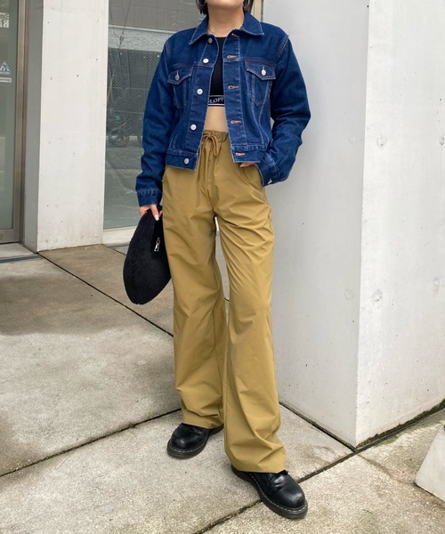 WHO'S WHO gallery（フーズフーギャラリー）の「SATURN RETURN Gジャン（デニムジャケット・レディース・ブラック/ネイビー/ブルー・FREE）」の10枚目の写真