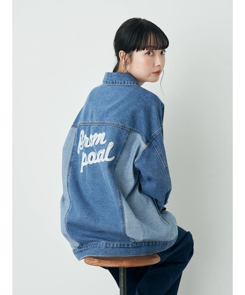 earth music&ecology（アースミュージックアンドエコロジー）の「Gジャン（刺繍）（デニムジャケット・レディース・インディゴブルー・FREE）」の3枚目の写真