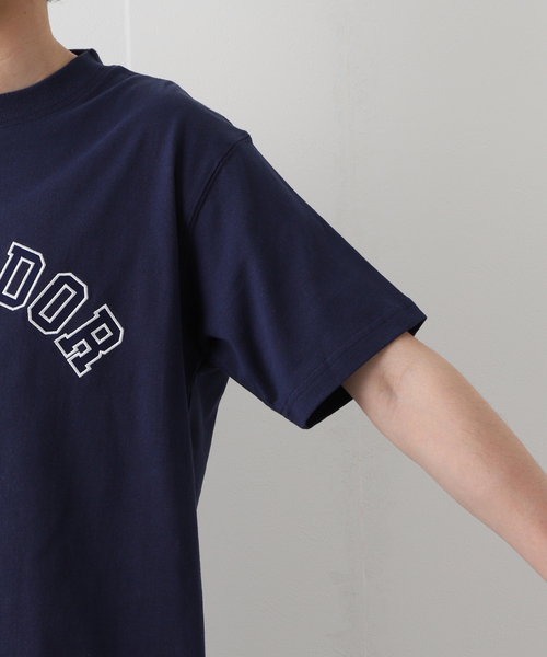 417 EDIFICE（フォーワンセブンエディフィス）の「【Labrador Retriever / ラブラドールリトリーバー】LOGO Tシャツ（Tシャツ/カットソー・メンズ・ホワイト/ネイビー/マスタード・MEDIUM/LARGE）」の15枚目の写真