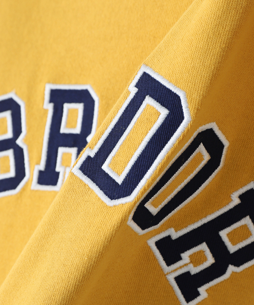 417 EDIFICE（フォーワンセブンエディフィス）の「【Labrador Retriever / ラブラドールリトリーバー】LOGO Tシャツ（Tシャツ/カットソー・メンズ・ホワイト/ネイビー/マスタード・MEDIUM/LARGE）」の8枚目の写真