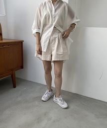 I_am | front tuck short pants(その他パンツ)