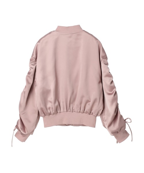 DURAS（デュラス）の「ドロストデザインブルゾン（ブルゾン・レディース・ホワイト/ブラック/ピンク・FREE）」の7枚目の写真