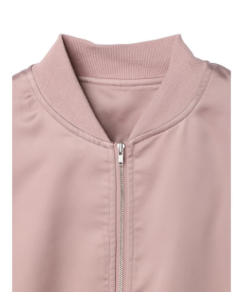 DURAS（デュラス）の「ドロストデザインブルゾン（ブルゾン・レディース・ホワイト/ブラック/ピンク・FREE）」の8枚目の写真