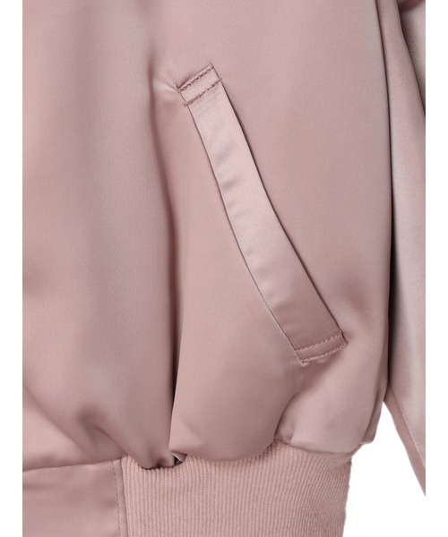 DURAS（デュラス）の「ドロストデザインブルゾン（ブルゾン・レディース・ホワイト/ブラック/ピンク・FREE）」の11枚目の写真
