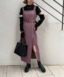 MAJESTIC LEGON | スリットLadyジャンスカ(ジャンパースカート)