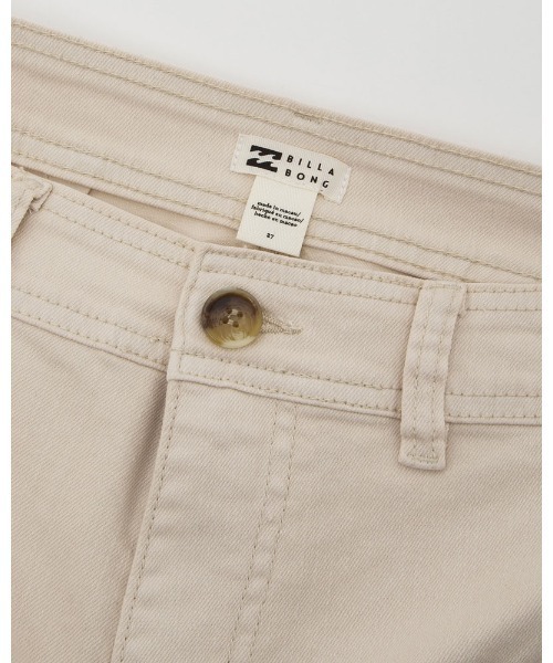 BILLABONG(ビラボン)の「BILLABONG レディース 【RISING WILD】 FREE FALL ロングパンツ 【2022年秋冬モデル】/ビラボンボトムス(その他パンツ・レディース・ブラウン/オフホワイト・25inch/26inch)」の8枚目の写真