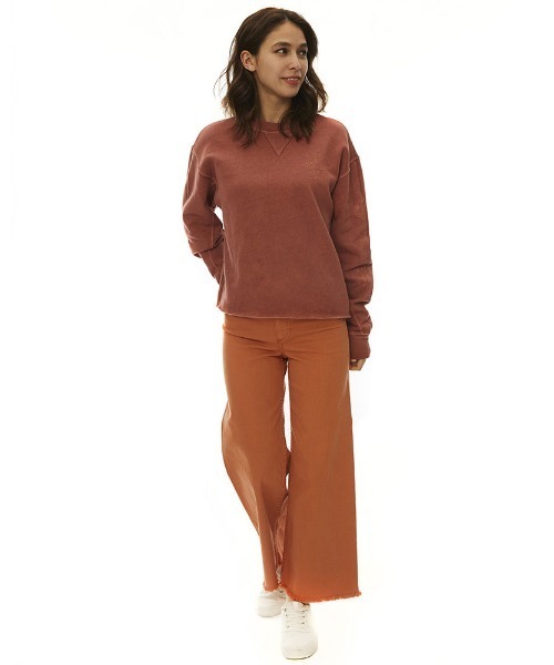 BILLABONG(ビラボン)の「BILLABONG レディース 【RISING WILD】 FREE FALL ロングパンツ 【2022年秋冬モデル】/ビラボンボトムス(その他パンツ・レディース・ブラウン/オフホワイト・25inch/26inch)」の12枚目の写真