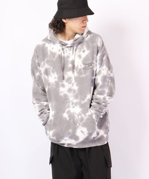 LONSDALE | LONSDALE 裏毛 プリント タイダイ プルパーカー(パーカー)