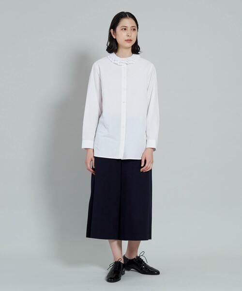 conges payes ADIEU TRISTESSE（コンジェ ペイエ アデュートリステス）の「ワイドキュロット（その他パンツ・レディース・ネイビー/オフホワイト・38）」の13枚目の写真