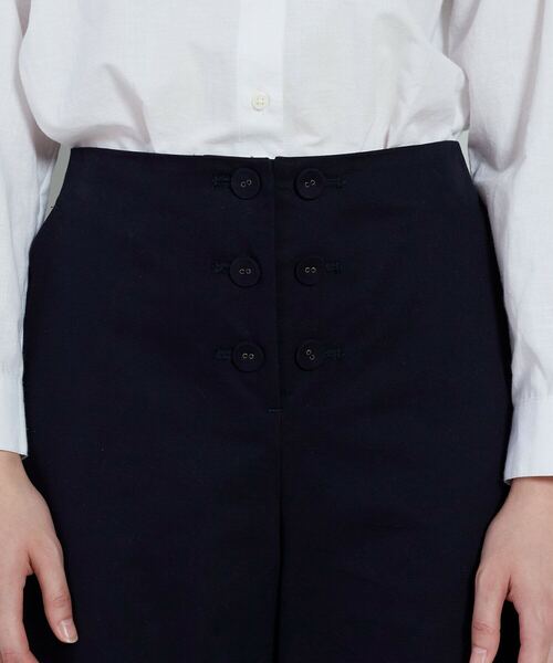 conges payes ADIEU TRISTESSE（コンジェ ペイエ アデュートリステス）の「ワイドキュロット（その他パンツ・レディース・ネイビー/オフホワイト・38）」の18枚目の写真