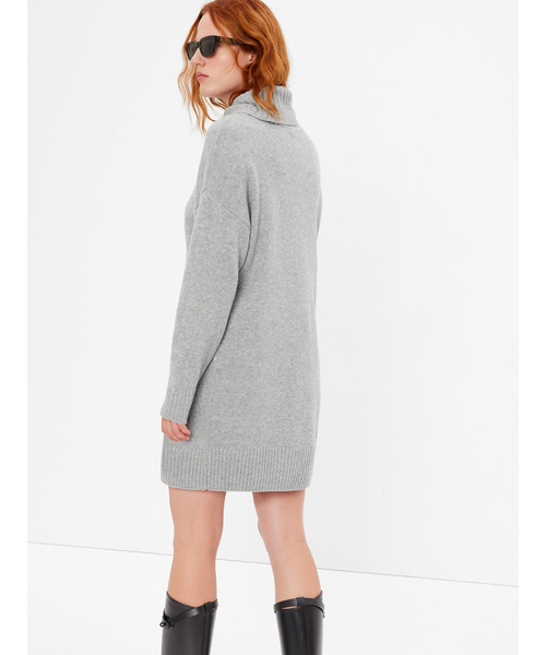 GAP（ギャップ）の「CashSoft カシミヤタッチ ミニ タートルネック ニットワンピース（ワンピース・レディース・グレー/ブラック/ベージュ/ブラウン・XS/S/M/L/XL/XXS）」の8枚目の写真