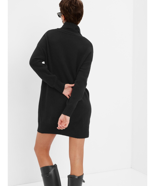 GAP（ギャップ）の「CashSoft カシミヤタッチ ミニ タートルネック ニットワンピース（ワンピース・レディース・グレー/ブラック/ベージュ/ブラウン・XS/S/M/L/XL/XXS）」の5枚目の写真