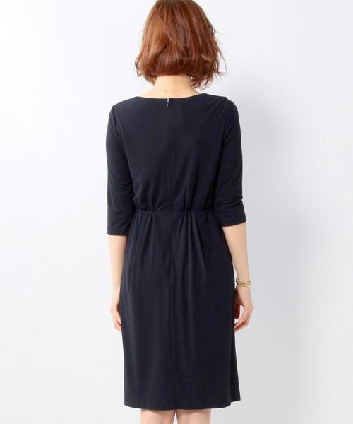 UNITED ARROWS（ユナイテッドアローズ）の「UAB TA/P フレアドレープ ワンピース※◆（ワンピース・レディース・ベージュ/ネイビー・36/38/40）」の12枚目の写真