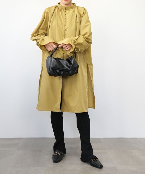 ＡＮＤＪ（アンドジェイ）の「【2022/AW】【ANDJMADE】バックスリットリブニットレギンスパンツ（その他パンツ・レディース・ブラック/オフホワイト・M）」の11枚目の写真