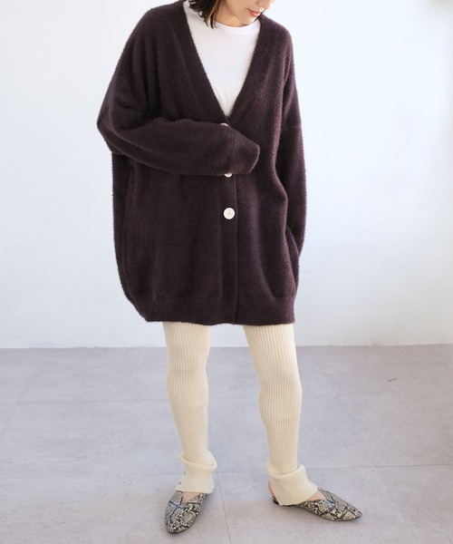 ＡＮＤＪ（アンドジェイ）の「【2022/AW】【ANDJMADE】バックスリットリブニットレギンスパンツ（その他パンツ・レディース・ブラック/オフホワイト・M）」の14枚目の写真