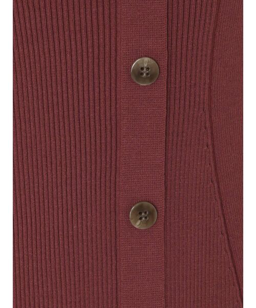 MERCURYDUO（マーキュリーデュオ）の「2WAYセーラーカラー釦付ニットワンピース（ワンピース・レディース・アイボリー/ブラック/レッド/パープル・SMALL/MEDIUM）」の11枚目の写真