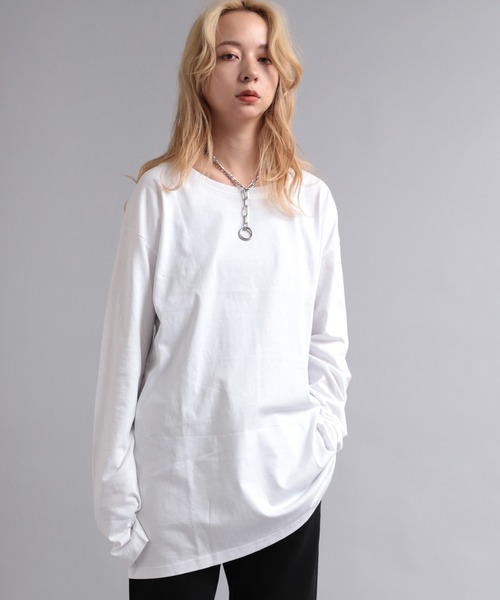 RNA（アールエヌエー）の「M1933 ロングスリーブロンＴ（Tシャツ/カットソー・レディース・ホワイト/オレンジ/ブラック/パープル・MEDIUM）」の13枚目の写真